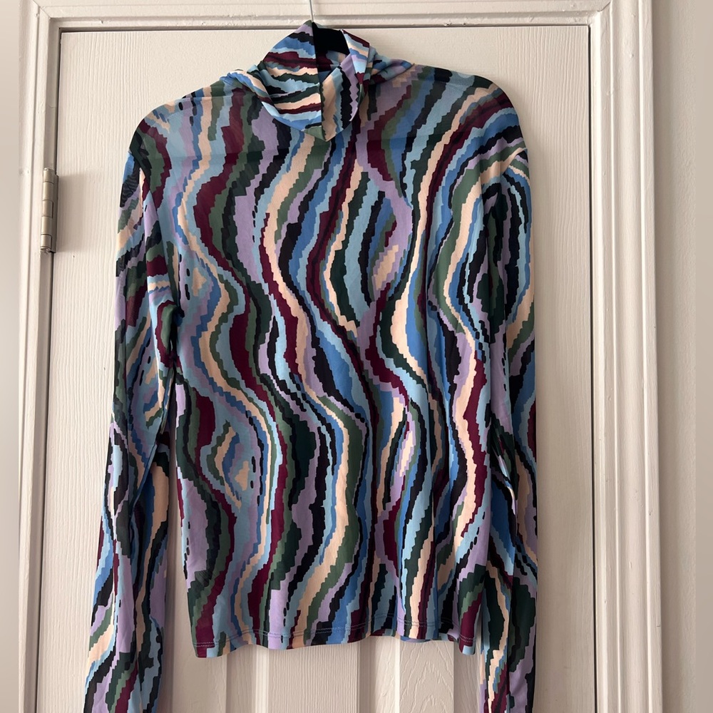 Sheer Mesh Eloquii Top